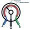 The principle of a potentiometer is that the potential dropped across a segment of a wire of uniform cross-section carrying a constant current is directly proportional to its length