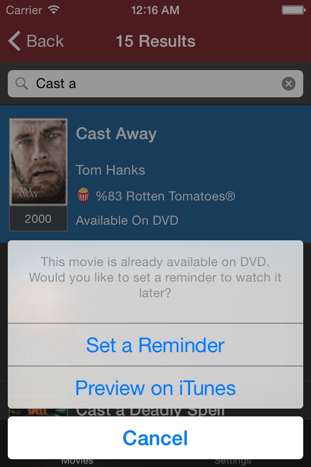 Movies Reminder screenshot 3