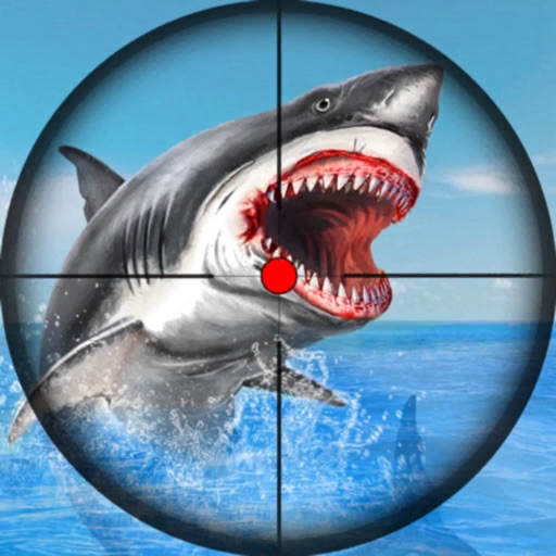 Shark Attack FPS Shooting Game Icon