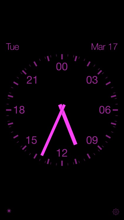 Disappearing Bedside Clock screenshot-3