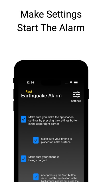 Fast Earthquake Alarm