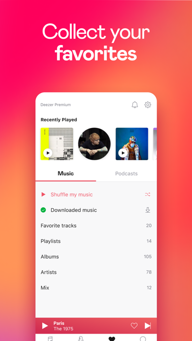 Deezer: Music Player, Podcast Screenshot