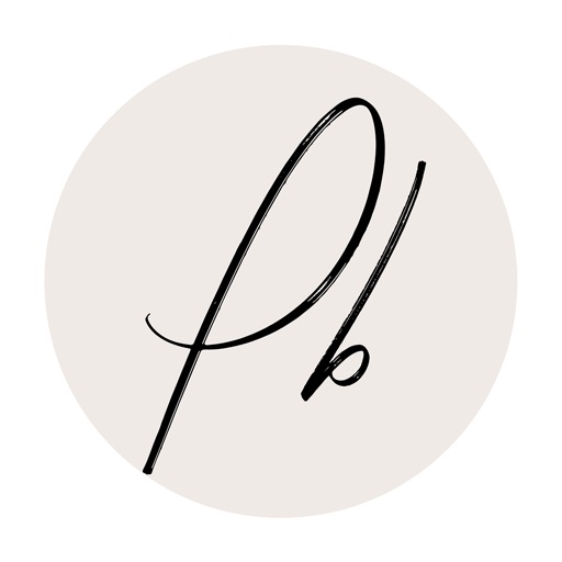 fancy cursive p