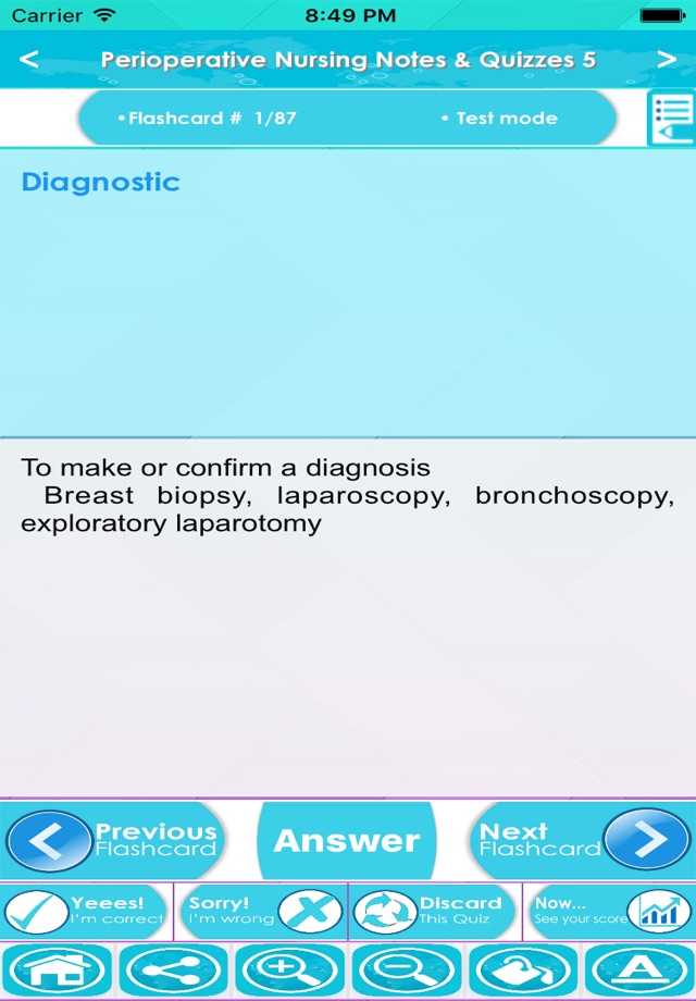 Perioperative Nursing Care Q&A screenshot 4