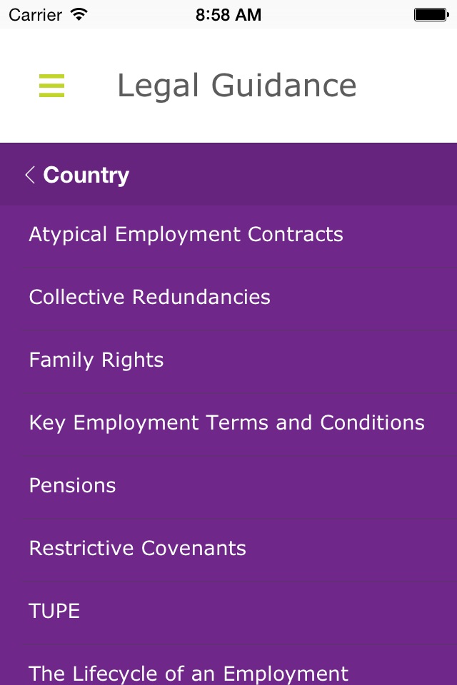 Employment & Pensions Guide screenshot 3