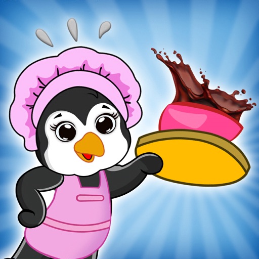 Penguin Club Diner Dash Games Icon
