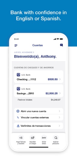 U.S. Bank app screenshot