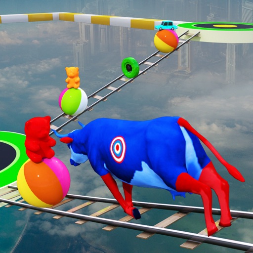 Animals Mega Ramp Challenge 3D iOS App