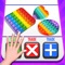 Become a fidget trading master by playing a satisfying, relaxing, and soothing 3D poppet bubble wrap game