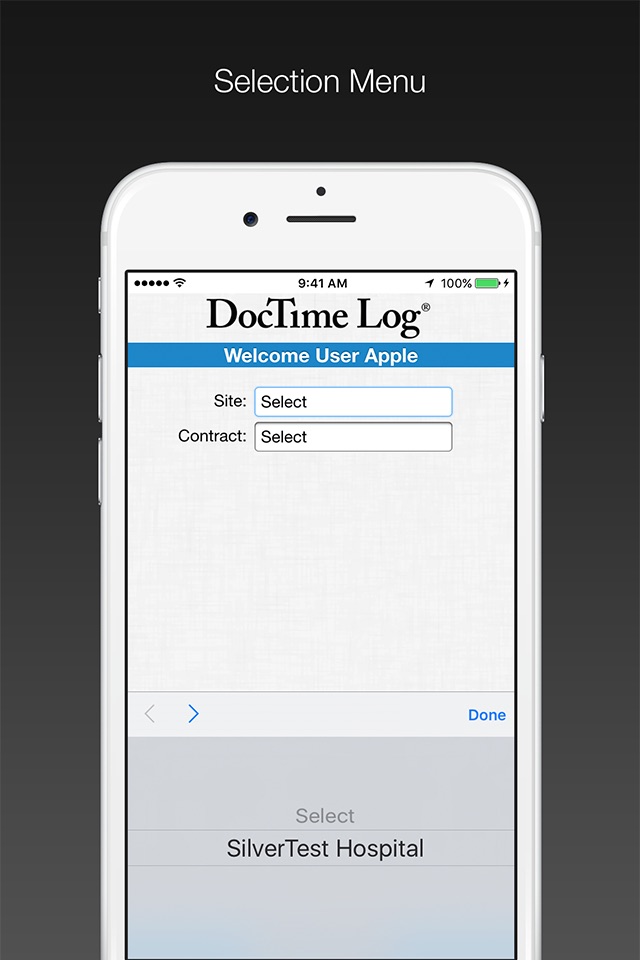 DocTime Log screenshot 2