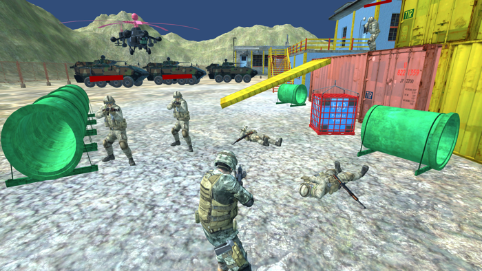 エリート部隊の作戦：銃撃