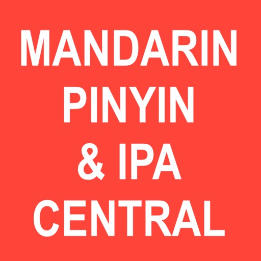 Mandarin Pinyin & IPA Central