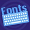 The number one Keyboard and Fonts app