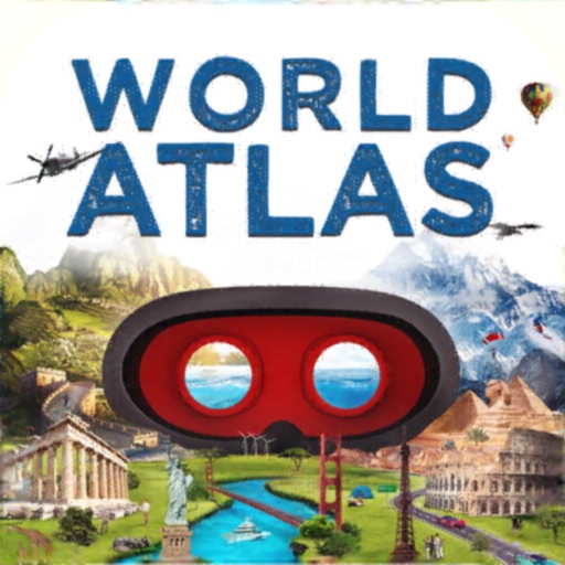 Virtual Reality World Atlas Icon