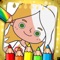 Have fun with Mega Town coloring book and also puzzle art game painting music game for more fin, with cute dolls and also toca life coloring book filling up colors just by touch in this new and enhanced coloring game