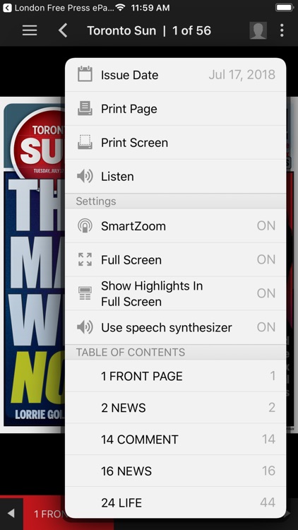 Toronto Sun ePaper screenshot-4