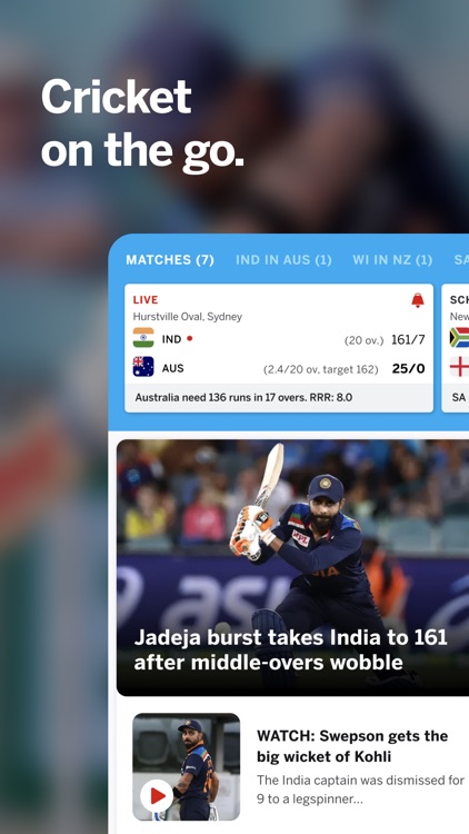 Cricinfo - Live Cricket Scores screenshot-0