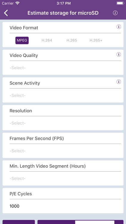 WD Purple Storage Calculator screenshot-4
