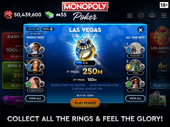 MONOPOLY Poker - Texas Holdem screenshot 4