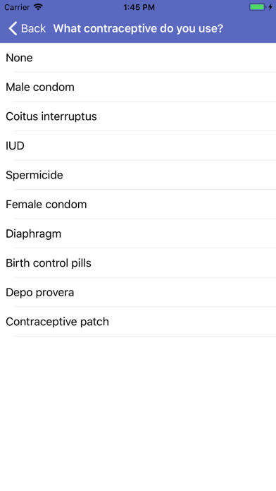 Pregnancy Test - Symptoms screenshot 4