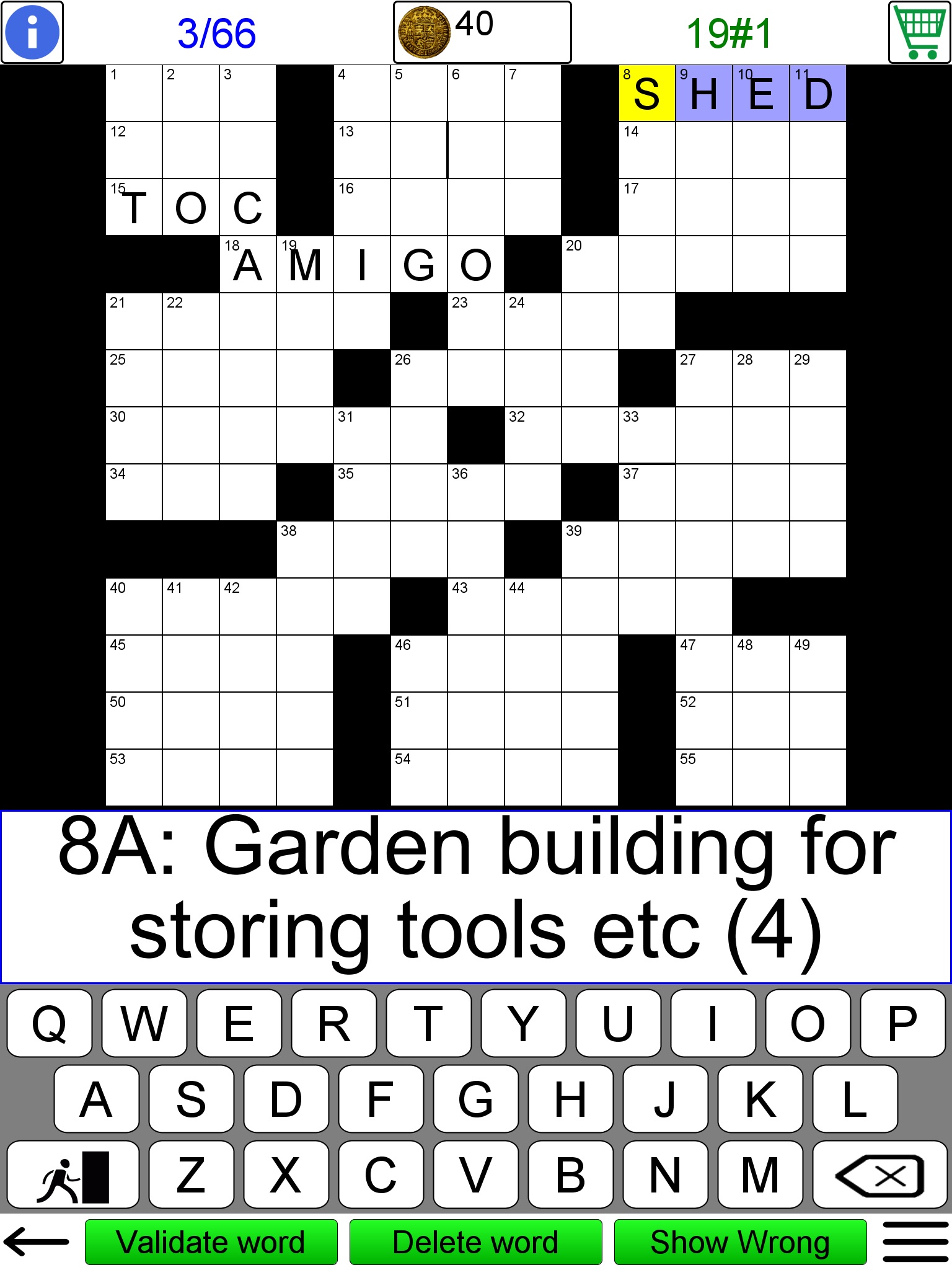 Crossword screenshot 4