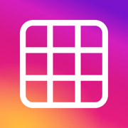 Grid post layout for Instagram