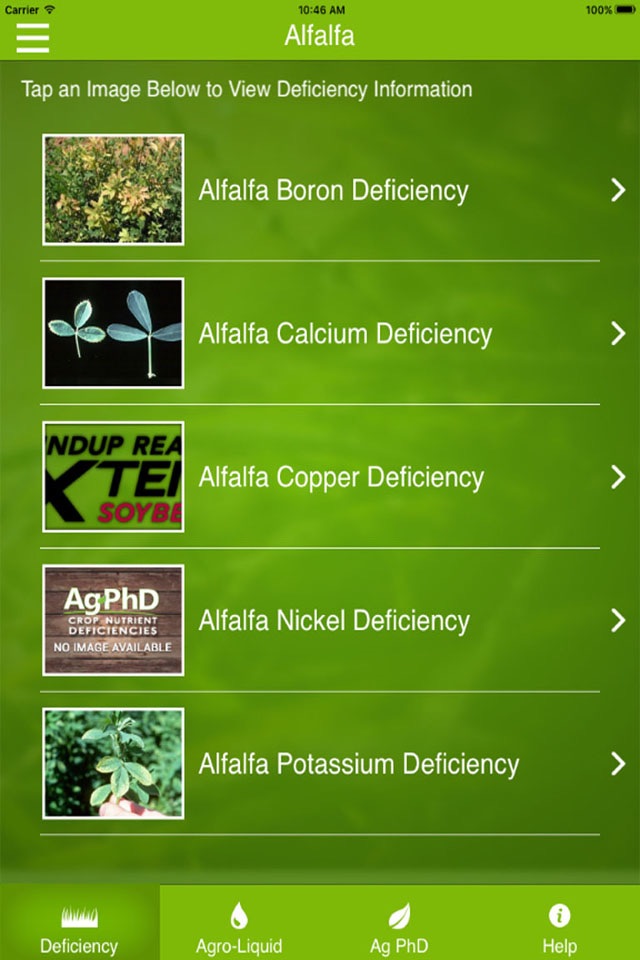 Nutrient Deficiencies by Crop screenshot 3