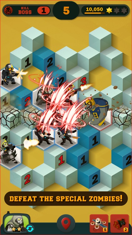 Zombie Sweeper: Action Puzzle screenshot-3