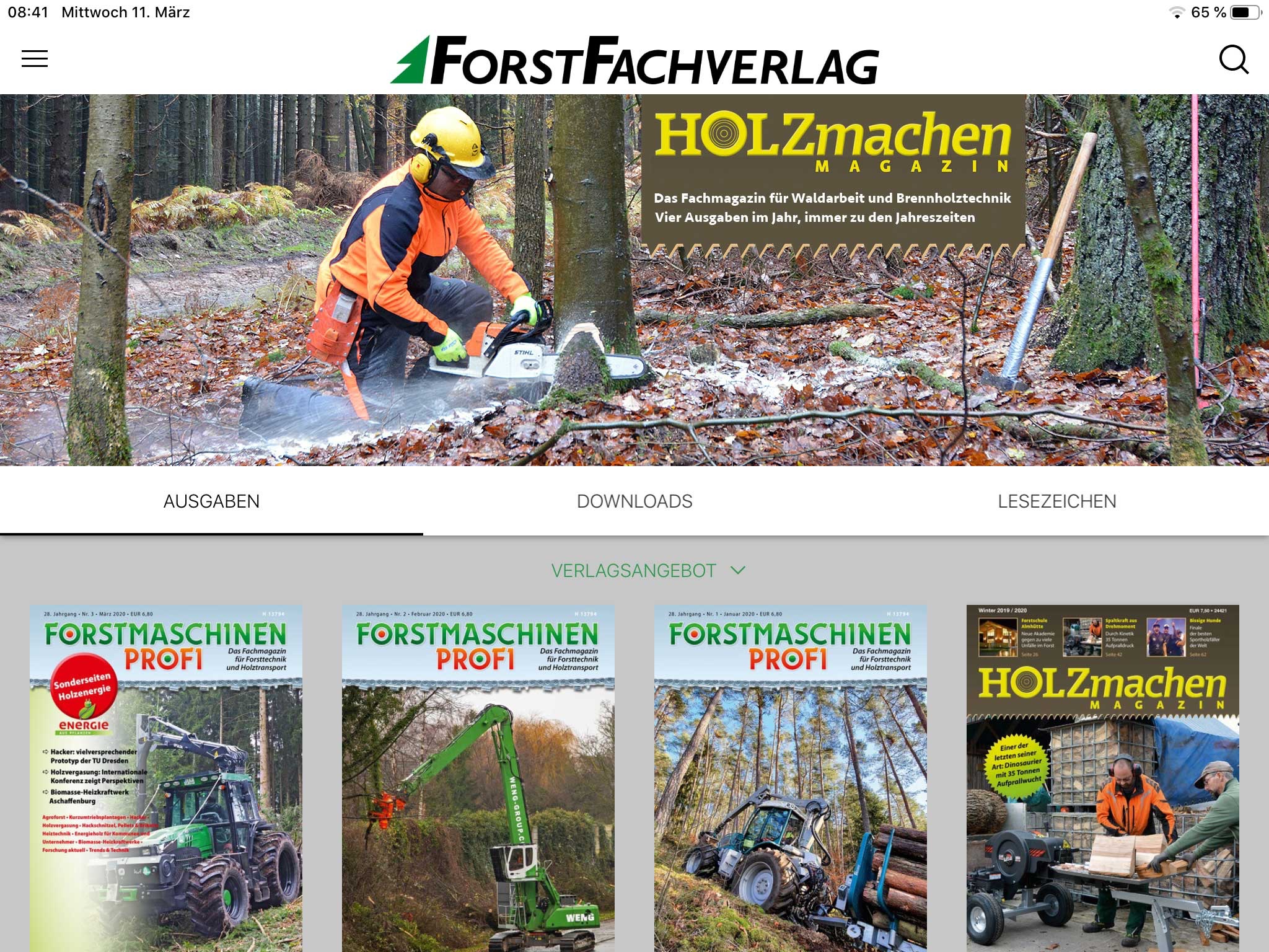 Forstfachverlag screenshot 2