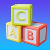 kids word card for English abc