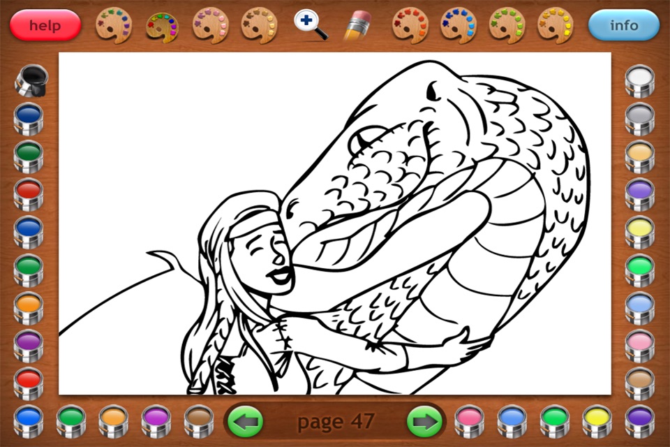 Dragon Attack Coloring Book screenshot 3