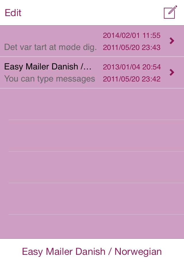 Easy Mailer Danish / Norwegian screenshot 3