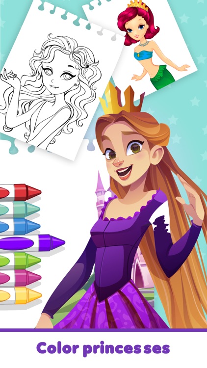 Paint Princess - Coloring Book