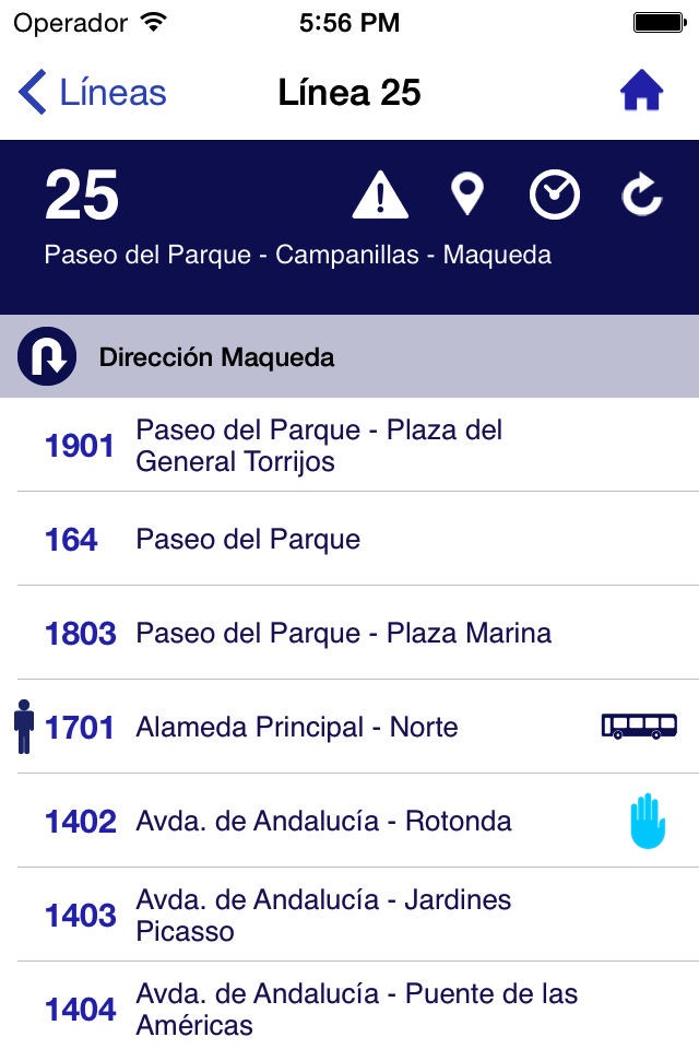 EMT Málaga screenshot 4