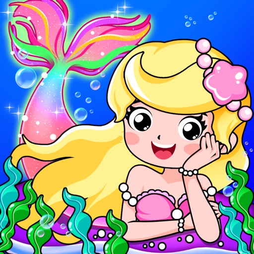 Mermaid Princess Town Design iOS App