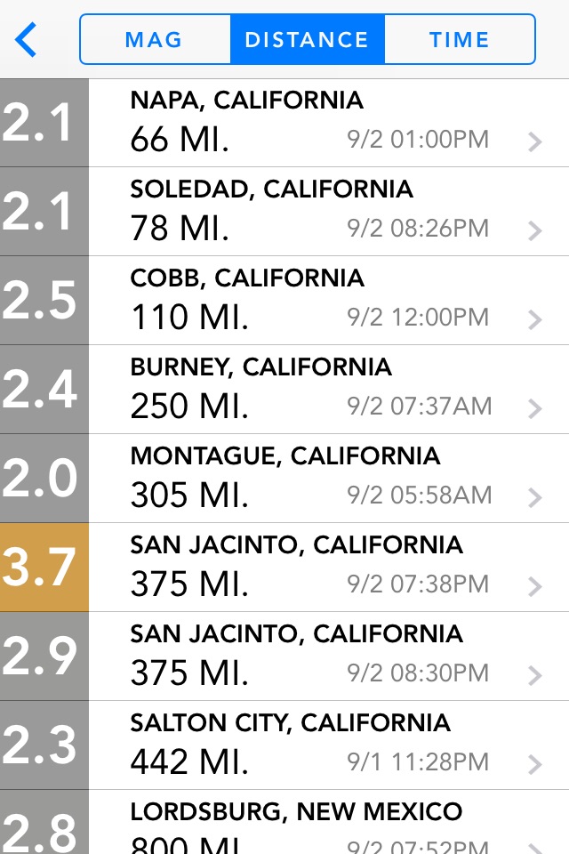 Earthquakes: Earthquake Map screenshot 3