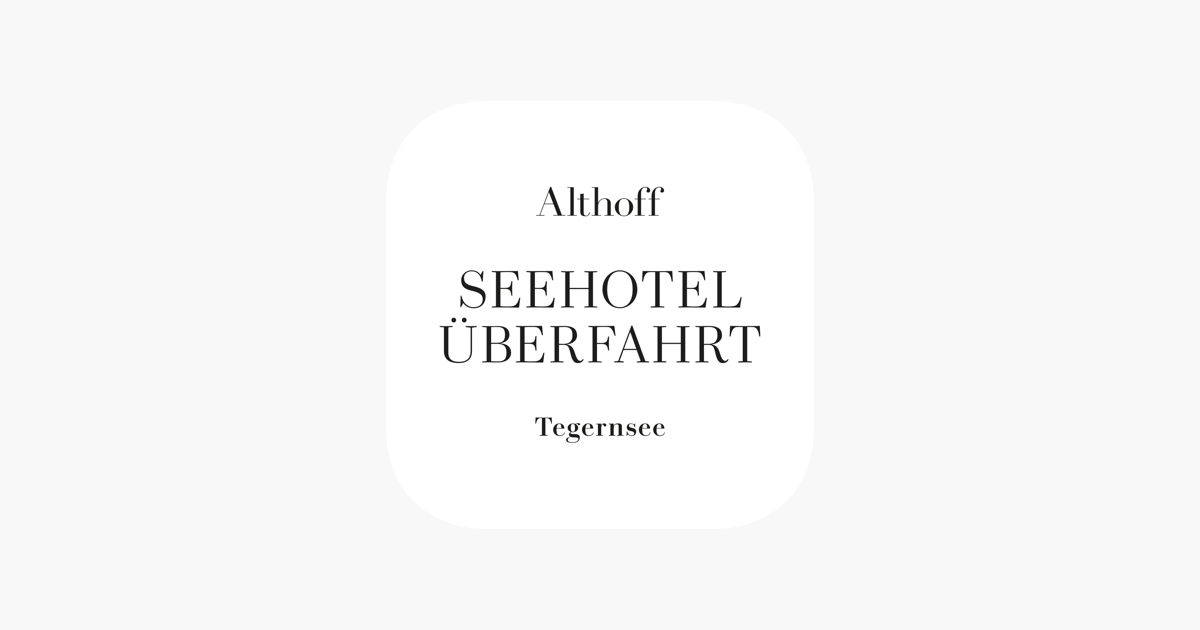 ‎althoff Seehotel Überfahrt On The App Store 