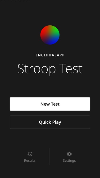 EncephalApp - Stroop Test