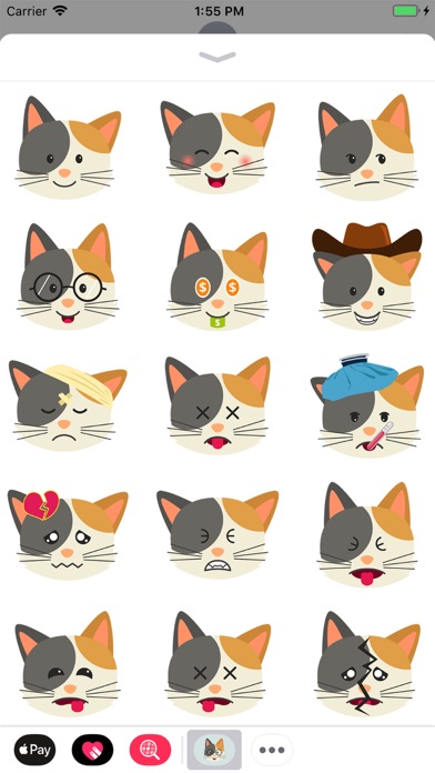 Cute Cat Emoji Stickers screenshot 2