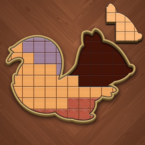 Jigsaw Wood Block Icon