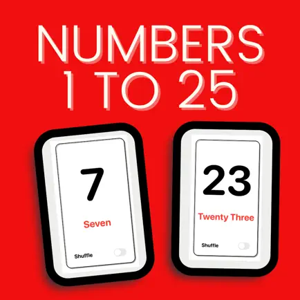 Numbers Flash Cards 1-25 Cheats