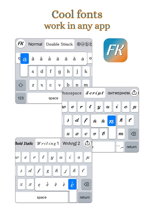 Font Keyboard - Keyboard Fonts