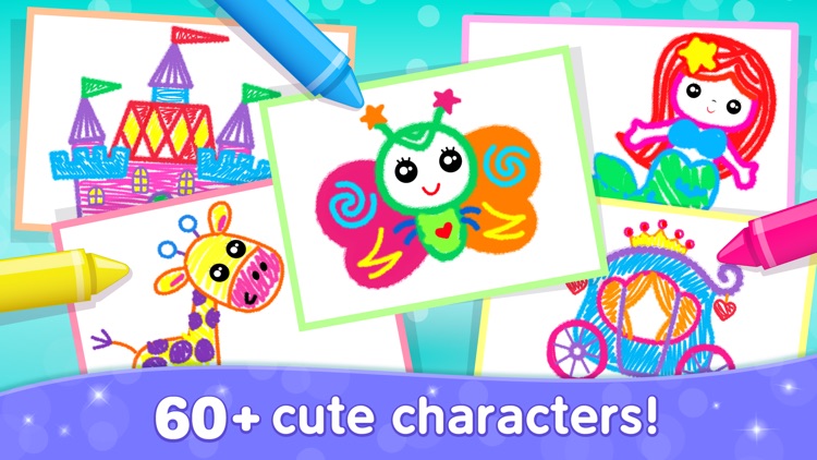 Kids Drawing Games for Girls 6 screenshot-9