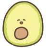 cute avocado sticker