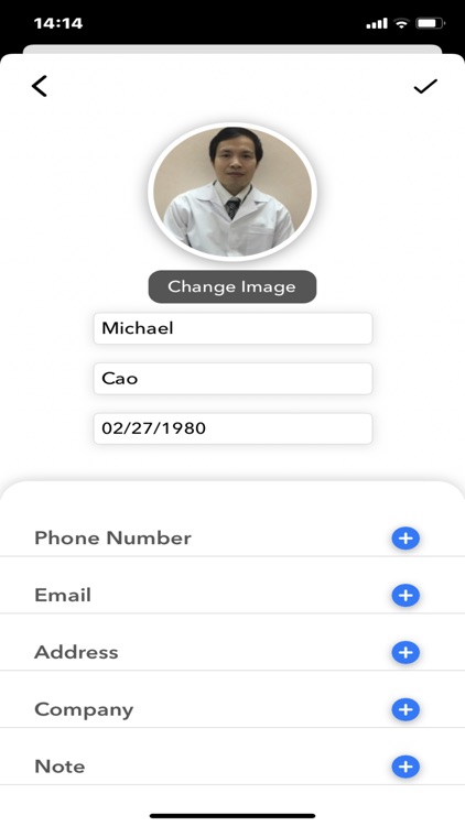 Contact App for Gmail