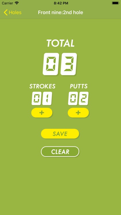 Simple Golf Counter