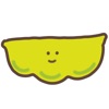 green soybeans sticker