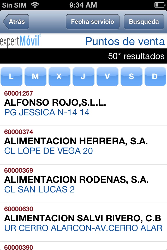 expertMóvil Fuerza de ventas screenshot 4