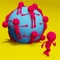 Ball Army Collect 3D is a game in which you roll around collecting soldiers, building your own army to take down the enemy