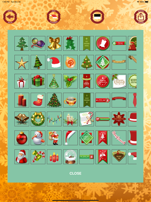 Christmas - photo stickers screenshot 2